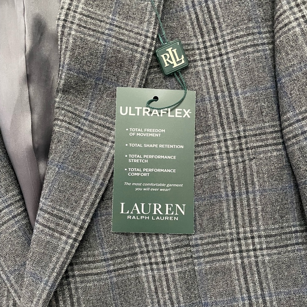 Ralph Lauren Grey Sports Coat 40Reg NWT - Picture 3 of 10
